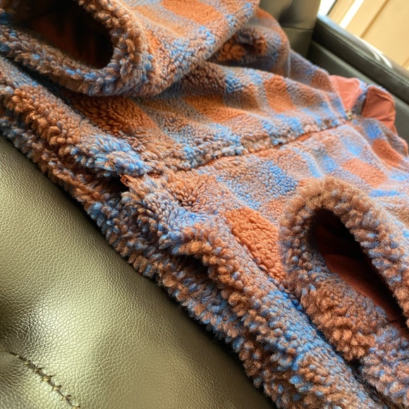 Men’s jacket quicksilver Deck Plaid Fleece Zip J - Picture 9 of 10